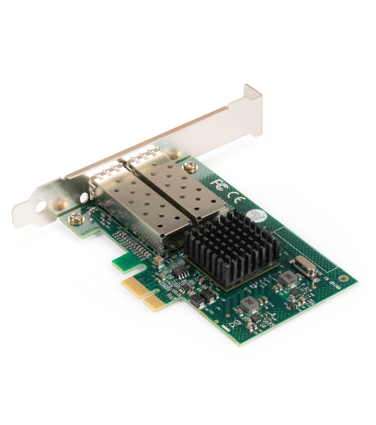 Комплект: Сетевой адаптер SFP ExeGate EXE-82576-F2 + Трансивер Multi-Mode до 550м ExeGate EXT-1G-MM850-LC2-550M (EX296229RUS: PCI-E x1 v2.0, порты 2x SFP (10/100/1000Mb/s), Gigabit Server NIC Intel Chipset 82576-F2 + EX298329RUS: Tx:850/Rx:850 нм, до 550 м, разъем Duplex LC)
