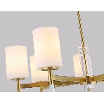 Люстра Ambrella light LH56263/7 BS/FR латунь/белый матовый E27/7 max 60W D750*590, фото5