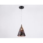 Светильник Ambrella light TR8431 BK/FGD черный/золото E27 max 40W D180*800, фото3