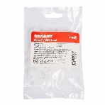 Кабельная скоба под винт Rexant 6 мм, белая, упаковка 50 шт., фото4
