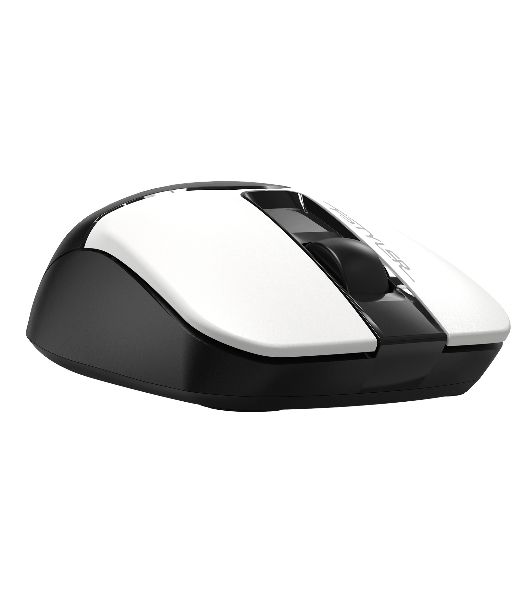 Мышь беспроводная A4Tech Fstyler FG12 белый/черный, 1200 dpi, радиоканал, USB, кнопки - 3