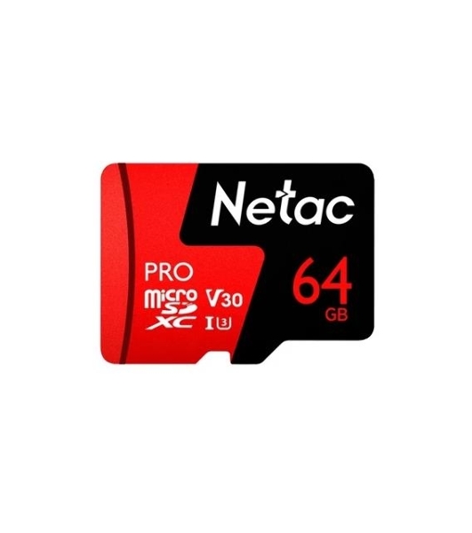 Флеш карта MicroSD card Netac P500 Extreme Pro 64Gb, retail version w/o SD adapter