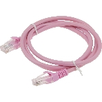 Патч-корд UTP Cablexpert PP12-1m cat.5e, 1м, литой, многожильный, розовый, фото3
