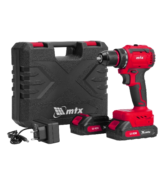 Дрель-шуруповерт MTX CDS-BL-20, 20 В, 2 Ач, 50 Нм, бесщеточный