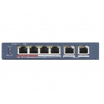 Коммутатор Hikvision DS-3E0106HP-E, 4×100 Мбит/с PoE + 2×100 Мбит/с, неуправляемый, фото12