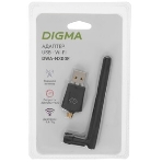 Сетевой адаптер WiFi Digma DWA-N300E N300 USB 2.0 (ант.внеш.съем) 1ант. (упак.:1шт), фото6