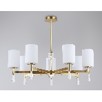 Люстра Ambrella light LH56263/7 BS/FR латунь/белый матовый E27/7 max 60W D750*590, фото4