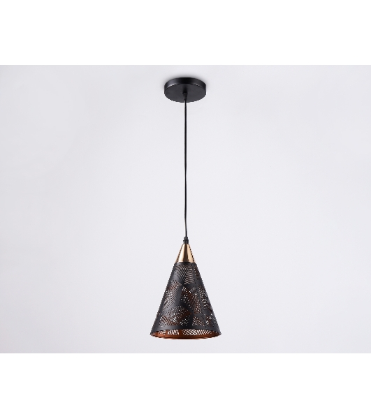 Светильник Ambrella light TR8431 BK/FGD черный/золото E27 max 40W D180*800