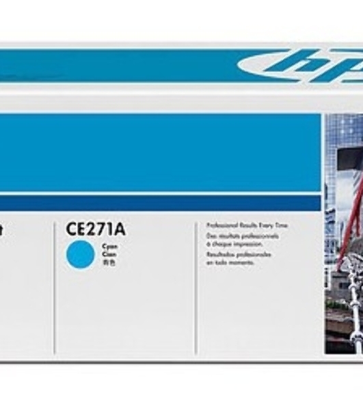 Картридж лазерный HP CE271A голубой для CLJ CP5520/5525 15000 стр.