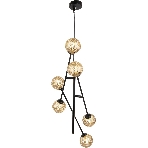 Светильник подвесной HIPER H819-0 6G96Вт BLACK/GOLD, фото9