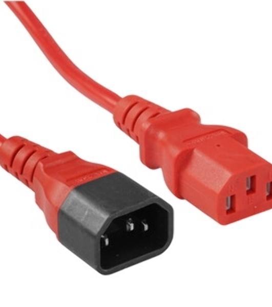 Кабель питания Cablexpert PC-189-1-1, 1.8м, C14- C19, 3x1кв.мм, черный, с заземлением