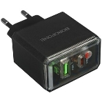 Сетевое зарядное устройство BOROFONE (6941991110689) BAS32A 1USB+1Type-C 3.0A QC3.0 PD 30W, черный, фото2