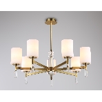 Люстра Ambrella light LH56263/7 BS/FR латунь/белый матовый E27/7 max 60W D750*590, фото3