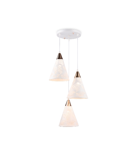 Светильник Ambrella light TR8433/3 WH/FGD белый/золото E27/3 max 40W D360*800