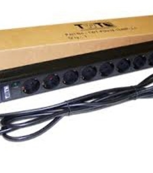 Управляемый блок распределения питания Lanmaster TWT-PDU19-16A9P-3.0 верт.размещ. 8xC13C13 базовые 10A C14