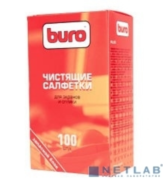 Салфетки Buro BU-Zscreen для экранов мониторов/плазменных/ЖК телевизоров/ноутбуков мягкая упаковка 100шт влажных