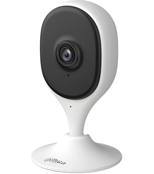 Компактная IP-видеокамера Dahua DH-IPC-C3AP-0280B с Wi-Fi 2.4ГГц 3Мп, 1/3.2” CMOS, объектив 2.8мм, обнаружение людей, ИК 10м, микрофон, динамик