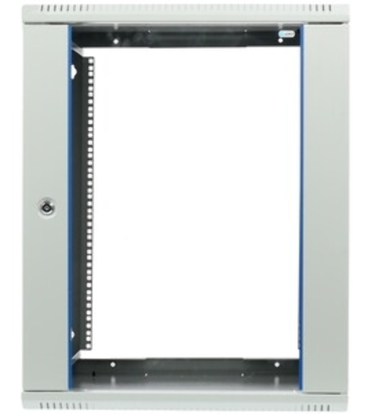 Шкаф телекомм. настенный разборный 15U (600х650) дверь стекло, черный