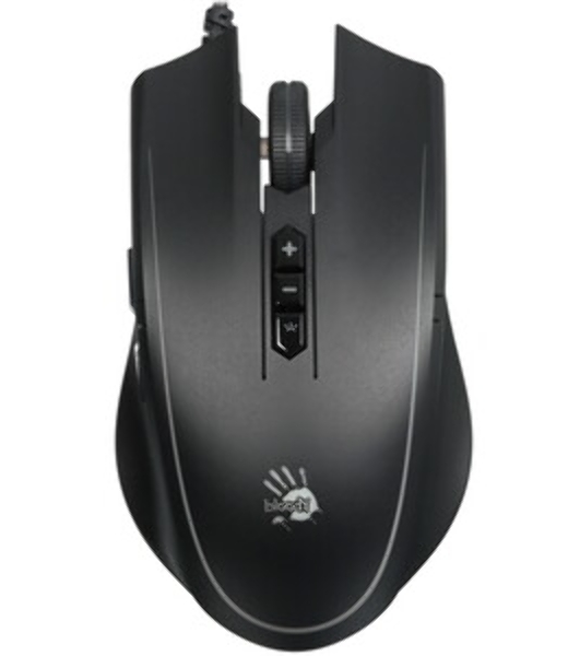 Мышь проводная A4Tech Bloody Q81 черный, 3200 dpi, USB, кнопки - 8