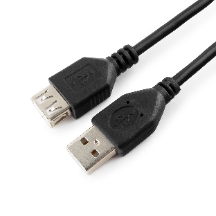 Кабель Gembird PRO USB 2.0 удлинительный 4.5м AM/AF позол.конт., фер.кол., пакет