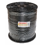 Кабель коаксиальный Rexant RG-6U+Cu, 75 Ом, Cu/Al/Cu, 64%, бухта 305 м, черный OUTDOOR, фото2