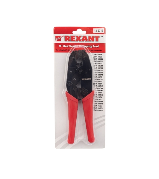 Кримпер Rexant HT-301 K для обжима F и BNC разъемов RG-8, RG-11, RG-174, RG-179, RG-213