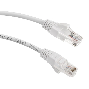 Патч-корд LANMASTER LAN-PC45/U5E-5.0-WH вилка RJ-45-вилка RJ-45 cat.5е 5м белый LSZH (уп.:1шт)