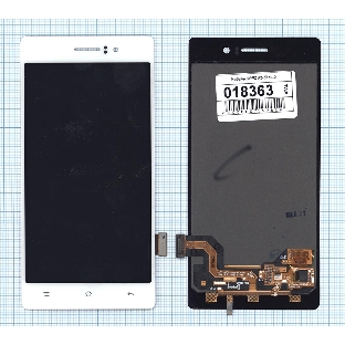 Дисплей для OPPO R5 белый