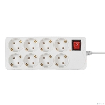 Сетевой фильтр Buro 800SH-5-W 5 м, 8 розеток, белый, коробка, фото8