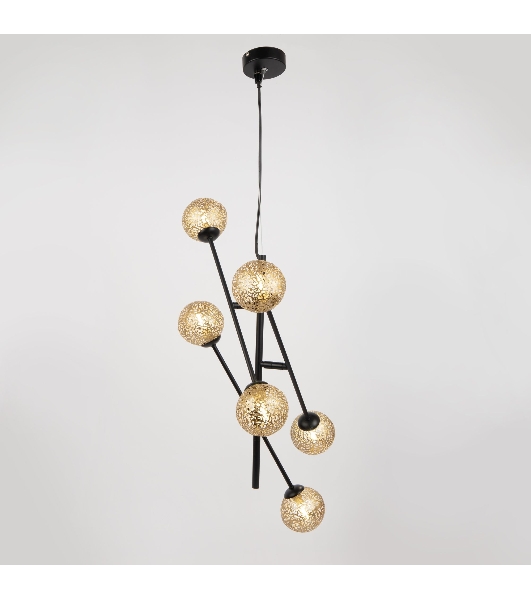 Светильник подвесной HIPER H819-0 6G96Вт BLACK/GOLD