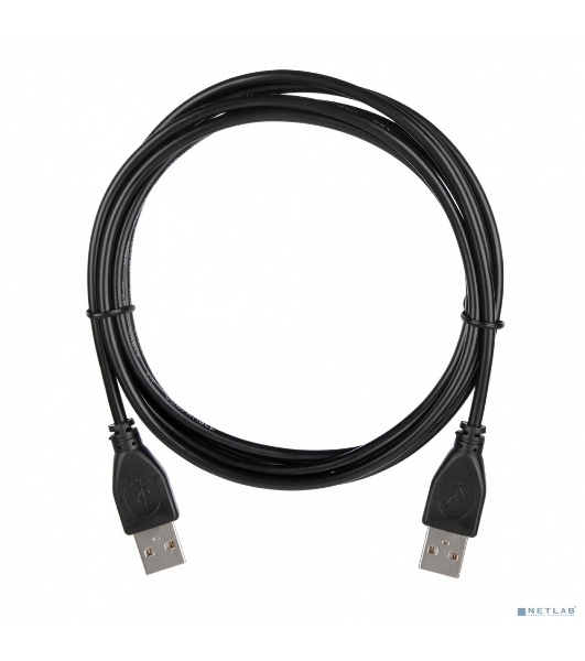Кабель ACD-U2AAM-30L USB 2.0, A male - A male, ТТХ: (7/0.12BC+PE)*1P+(7/0.12BC+PE)*2C+7/0.12BC+AL+PVC OD4.0, синий, 3м