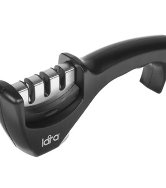 Ножеточка LARA LR05-03 съемный блок, 3 точильных полотна, пластик ABS
