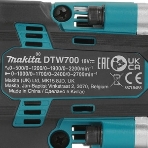 Гайковерт Makita DTW700Z ак(уд) BL-Motor, 18В, Li-ion, БЕЗ АКБ и БЕЗ ЗУ, фото17