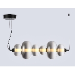 Подвесной светодиодный светильник Ambrella light LH11072 BK/SM черный/дымчатый 36W 3000K 745*230*230, фото7