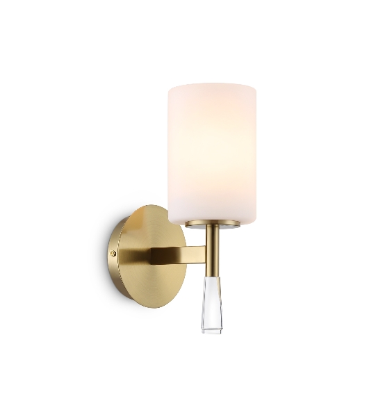 Настенный светильник Ambrella light LH56265 BS/FR латунь/белый матовый E27 max 60W 160*120*280