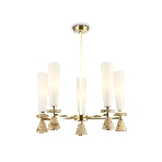 Люстра Ambrella light LH75371/5 GD/WH золото/белый G9*5 max 28W D600*675, фото10