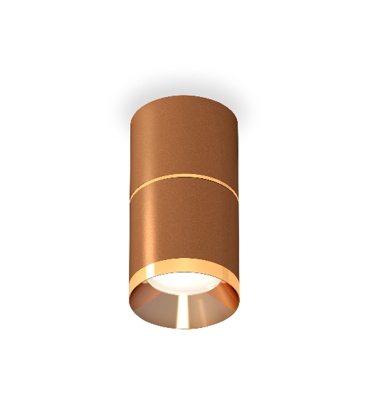 Светильник Ambrella Light XS7404061 SCF/PYG кофе песок/золото желтое полированное MR16 GU5.3 (C7404, A2072, C7404, N7034)