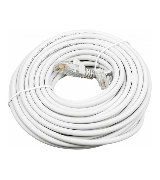 Патч-корд LANMASTER LAN-PC45/U5E-5.0-WH вилка RJ-45-вилка RJ-45 cat.5е 5м белый LSZH (уп.:1шт)