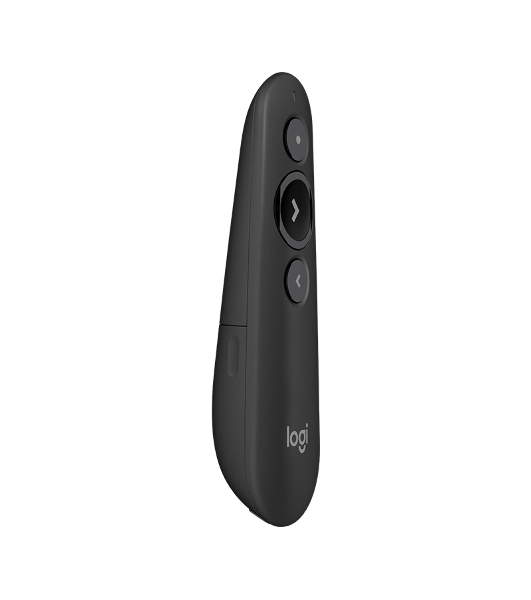 Презентер Logitech R500s Graphite черный, Bluetooth + 2.4 GHz, USB-ресивер, 3 программируемых кнопки, лазерная указка