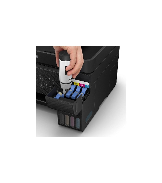МФУ струйное Epson L5290 (C11CJ65512/C11CJ65508/C11CJ65407), A4, цветное, печ. до 33 стр/мин. (ч/б) до 15 стр/мин. (цвет), скан. до 12 стр/мин. (ч/б) 29 стр/мин. (цвет), 1440 x 5760 dpi (печать) 1200x2400dpi (скан.), USB, RJ-45, Wi-Fi