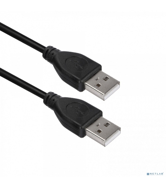 Кабель ACD-U2AAM-30L USB 2.0, A male - A male, ТТХ: (7/0.12BC+PE)*1P+(7/0.12BC+PE)*2C+7/0.12BC+AL+PVC OD4.0, синий, 3м