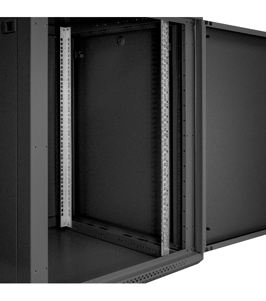 Шкаф телекоммуникационный 19' настенный 15U ExeGate EC-WM-15U.600.M.BLACK (19”, 15U, 600x600x769mm (ШхГхВ), передняя дверь металл, съемные боковые панели, пыле- и влагозащита IP23, черный RAL 9004)