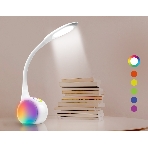 Светодиодная настольная лампа с RGB подсветкой Ambrella light DE532 WH белый LED 4200K+RGB 7.5W, фото13