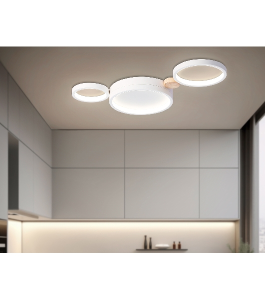 Светильник Ambrella light FL4812/3 WH белый 3000K-6400K 45W 620*290*55 (ПДУ ИК)