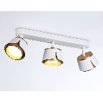 Светильник Ambrella light TN71235/3 WH/GD белый/золото GX53/3 380*100*147, фото3