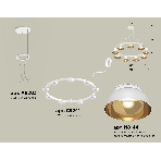 Светильник Ambrella light XR92031702/9 SWH/PYG/CL белый песок/золото желтое полированное/прозрачный GX53 (A9203, C9241, N8144), фото4
