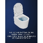 Комплект BAU 6 в 1: инсталляция BAU PRO, унитаз подвесной безободковый Bau Hotel PRO, быстросъемное сиденье микролифт, кнопка смыва BAU Soul, белая, фото9