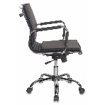 Кресло Бюрократ CH-993-Low/Black черный, экокожа, фото9