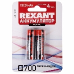 Аккумулятор Rexant тип AA 'пальчиковый' 1.2 В 1900 мА·ч, фото2