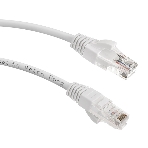 Патч-корд LANMASTER UTP LAN-PC45/U5E-1.0-WH вилка RJ-45-вилка RJ-45 cat.5е 1м белый LSZH (уп.:1шт), фото 1